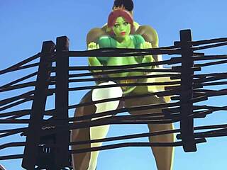 Hulk rams princess Fiona in cartoon porn video