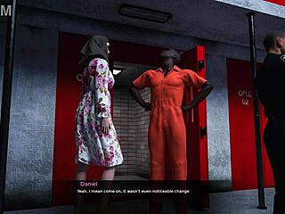 3Dヘンタイアダルトゲーム:刑務所の看守たちのファンタジーが実現する