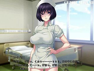 L'infirmière animée Sakusei byoutou reçoit une éjaculation dans sa bouche dans la deuxième partie de cette aventure