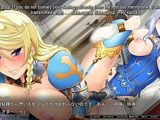 Busty Princess's hypnotic experience in visual novel 21