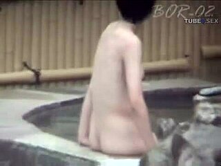 일본 미녀 와 함께 어 보는 목욕 시간