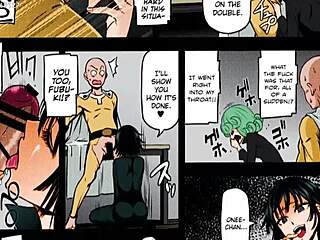 Fubuki と Tatsumaki の漫画 hentai 三人組 - 検閲されていないポルノ