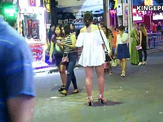 Prostitutas asiáticas amadoras na vida noturna de Bangkok - Parte 3