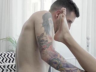 Compilation of hot tattooed guys fucking girls with big cocks