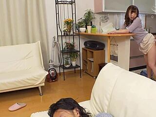 Japanese wife Manami Oura gets her wish from her husband's brother