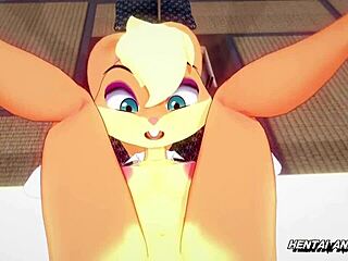 Cartoon cutie Lola bunny gets pounded hard