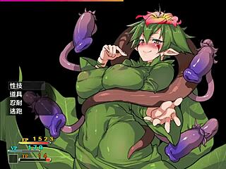 Hgame-Succubus's Flower Fairy Takes on the Monster in Riding Position