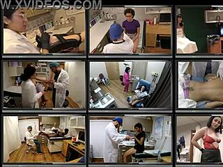 Watch the full movie of Zoe Lark's gyno exam and phone interruptions on captive clinic
