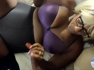 Black beauty gets her fill of big black cock in homemade video