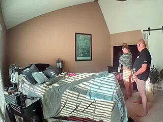 Cheating husband gets his neighbor's wife from behind