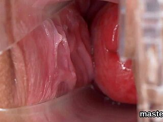 A naughty Czech teen exposes her smooth pink vagina for a strange experience with a speculum.