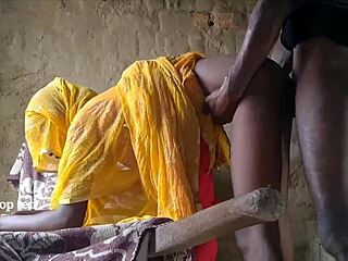 Indian wife gets penetrated by husband's cock