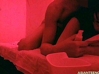 Secretly recorded Asian massage leads to oral and intercourse