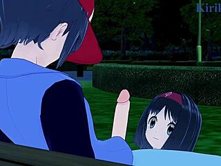 Παιχνίδι Hentai HD με την Iris και την Ericas. Έντονη σκηνή σεξ
