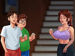 Saga Summertime : un jeu porno comique avec des doigts intenses et de la baise